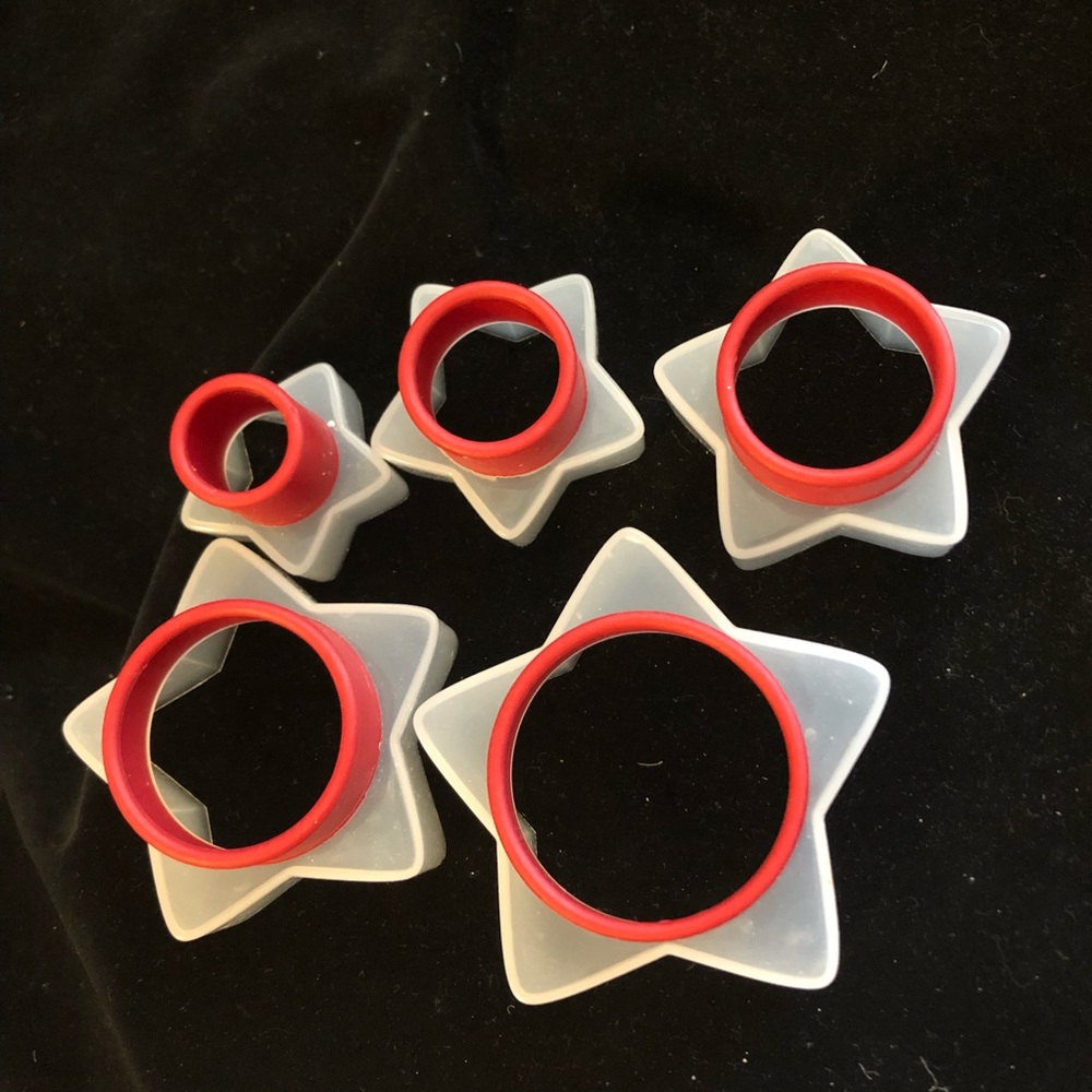 Cuisipro Star shape cookie cutter 5 piece set